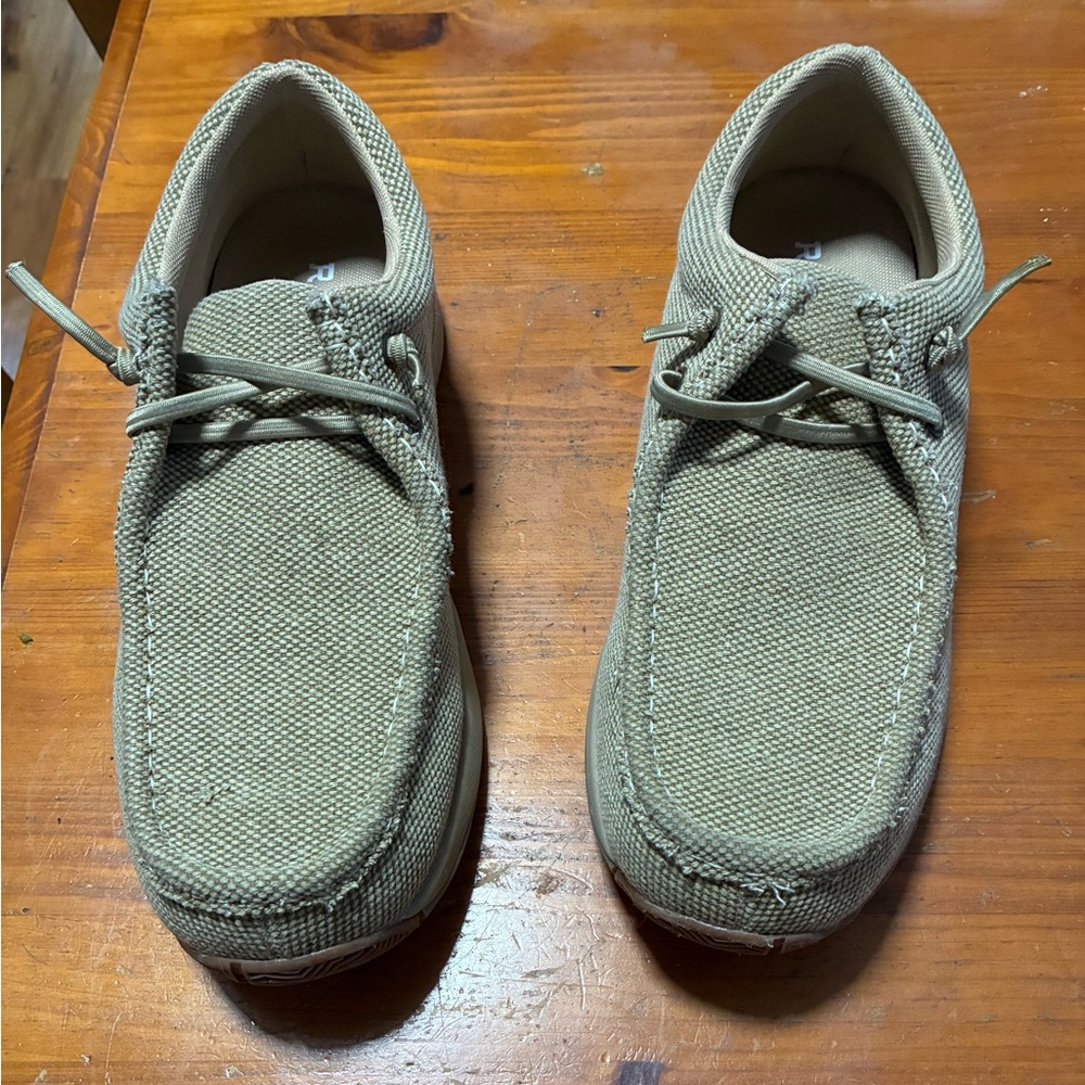 Roper Men's Casual Canvas Loafers - Tan